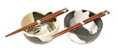 edo Japan Set japonských misiek béžovo-čierny (pre 2 osoby)