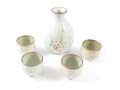 edo Japan Set na sake bledomodrý s motívom sakury (pre 4 osoby)