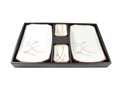 edo Japan Set na servírovanie sushi s motívom sakury (pre 2 osoby)